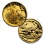 1988 4-Coin Proof American Gold Eagle Set (w/Box & COA)