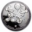 1988 5 oz Silver - Mickey and Minnie Around the World PR-68 PCGS