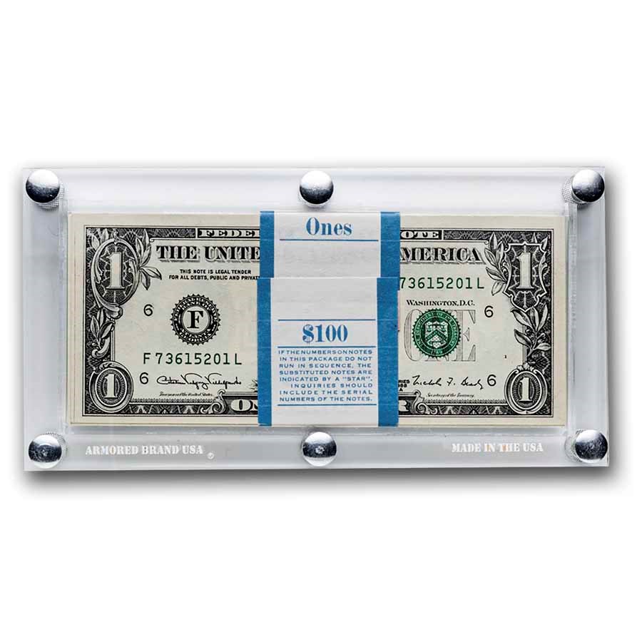 1988-A (F-Atlanta) $1.00 FRN CU (Fr#1917-F) Web Fed BEP Pack-100