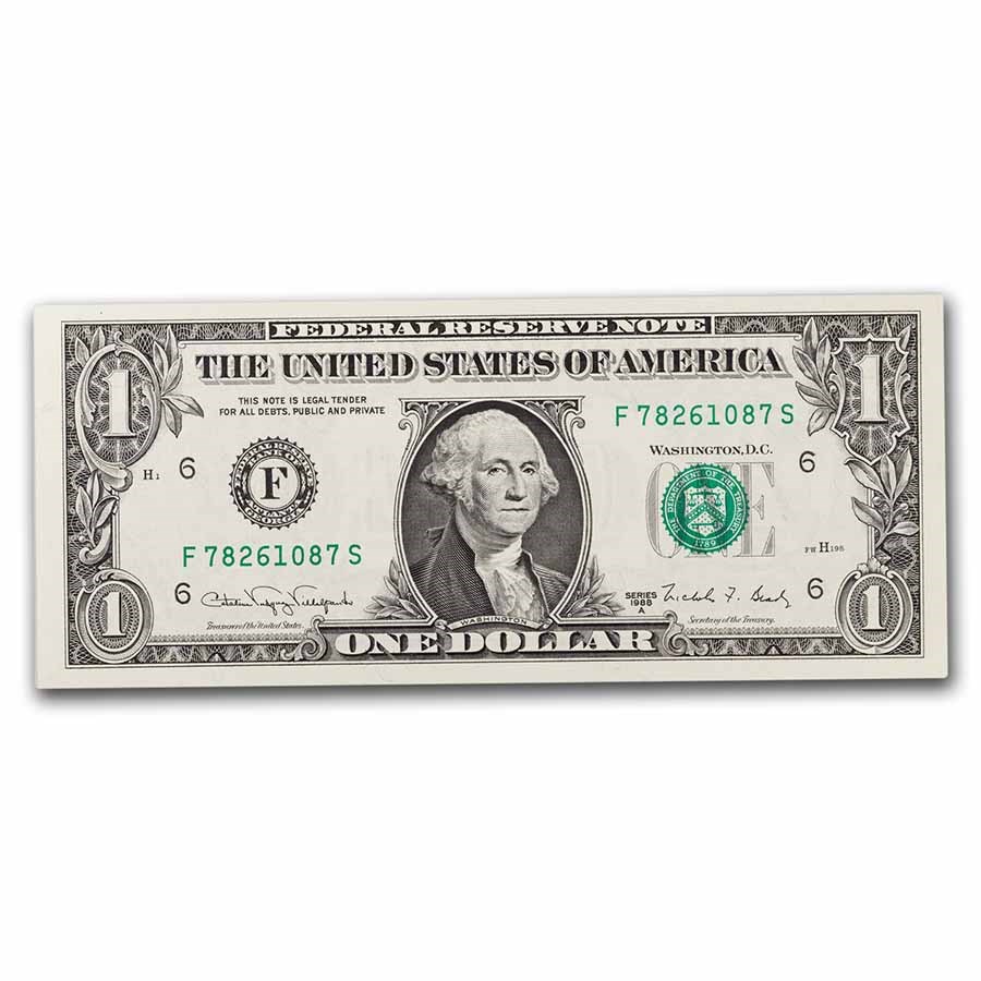 1988-A (F-Atlanta) $1 FRN CU (Fr#1916-F)