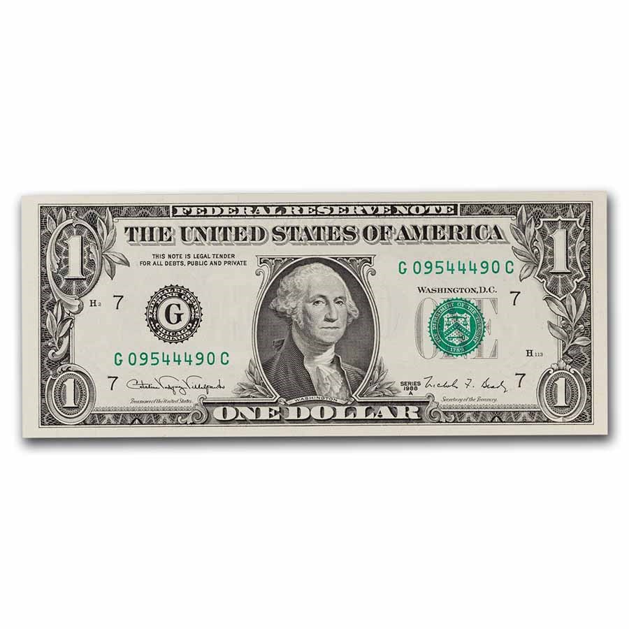 1988-A (G-Chicago) $1.00 FRN CU (Fr#1915-G)