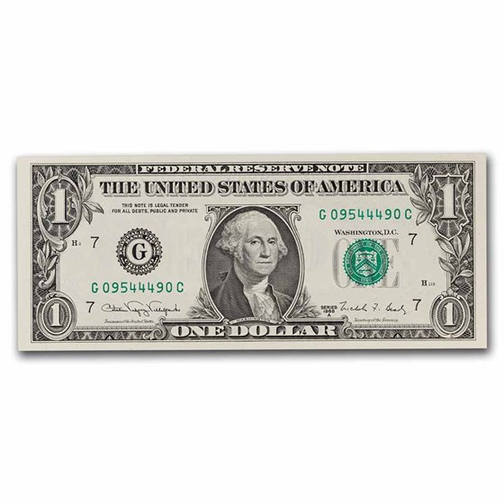 1988-A (G-Chicago) $1.00 FRN CU (Fr#1915-G) 1988-A (G-Chicago) $1.00 FRN CU (Fr#1915-G)