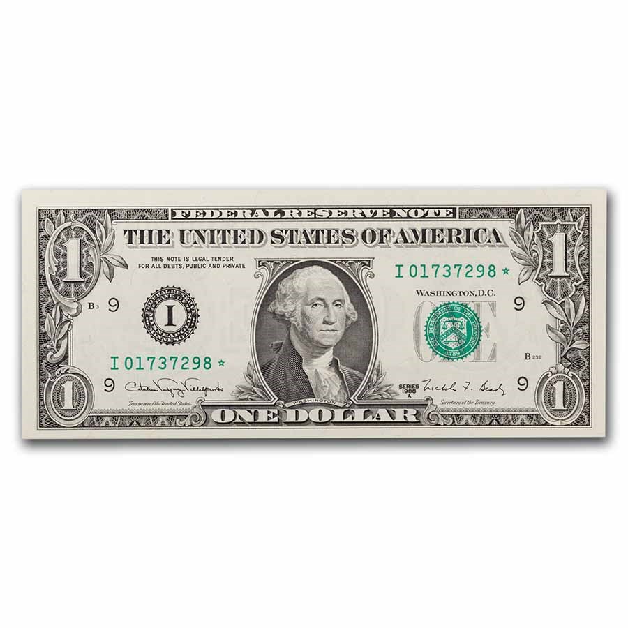 1988-A* (I-Minneapolis) $1 FRN CU (Fr#1915-I*) Star Note!