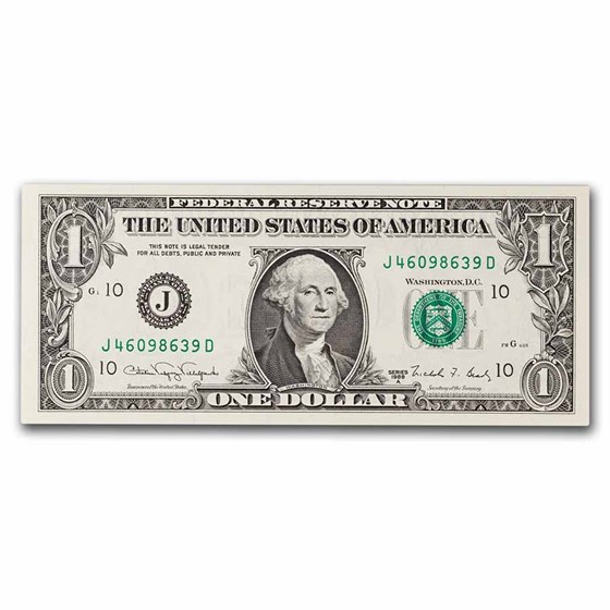 1988-A (J-Kansas City) $1 FRN CU (Fr#1916-J) 1988-A (J-Kansas City) $1 FRN CU (Fr#1916-J)