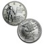1988 America In Space 3-Medal Set (Gold, Silver & Bronze)