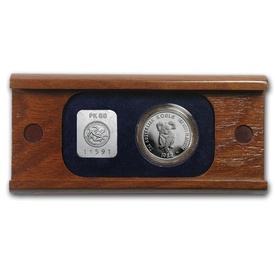 1988 Australia 1/2 oz Proof Platinum Koala (w/Box) 1988 Australia 1/2 oz Proof Platinum Koala (w/Box)