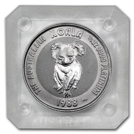 1988 Australia 1/4 oz Platinum Koala BU 1988 Australia 1/4 oz Platinum Koala BU