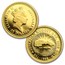 1988 Australia 4-Coin Gold Nugget Proof Set (Box)
