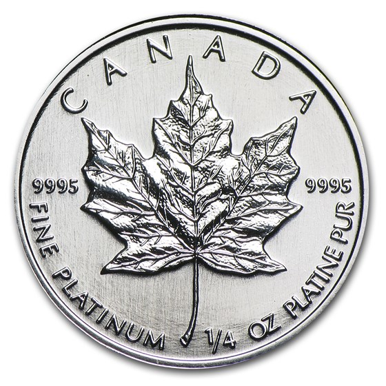 1988 Canada 1/4 oz Platinum Maple Leaf BU 1988 Canada 1/4 oz Platinum Maple Leaf BU