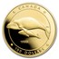 1988 Canada 1/4 oz Proof Gold $100 Bowhead Whale (Coin Only)