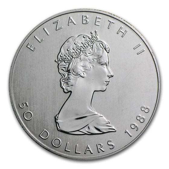 1988 Canada 1 oz Platinum Maple Leaf BU 1988 Canada 1 oz Platinum Maple Leaf BU