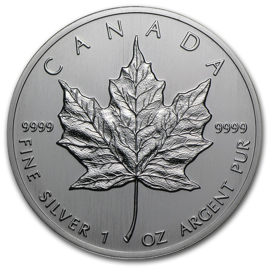 Buy 19 Canada 1 Oz Silver Maple Leaf Bu Apmex