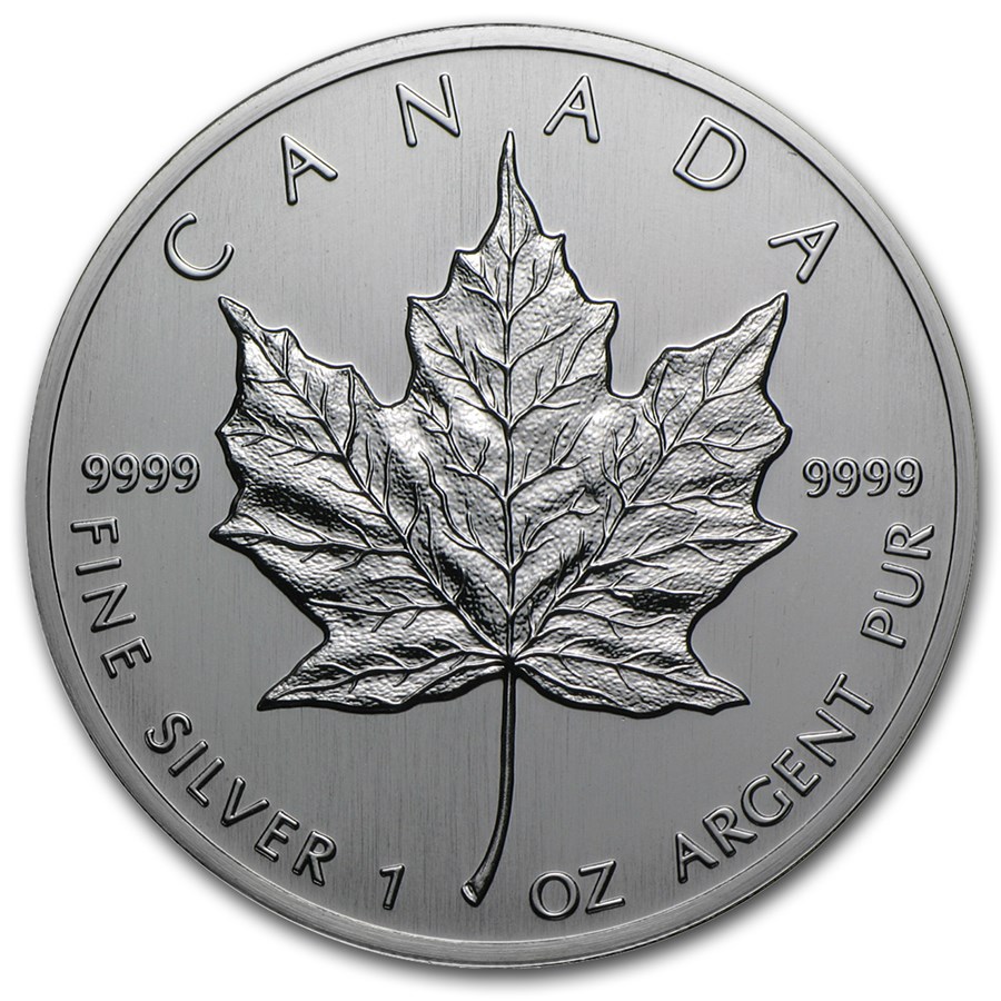 1988 Canada 1 oz Silver Maple Leaf BU