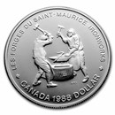 1988 Canada Silver Dollar Proof (Saint-Maurice Ironworks)