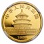 1988 China 1/10 oz Proof Gold Panda PF-67 NGC