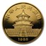1988 China 1/2 oz Gold Panda Proof (In Capsule)