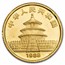 1988 China 1/20 oz Gold Panda BU (In Capsule)