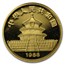 1988 China 1/20 oz Gold Panda Proof (In Capsule)