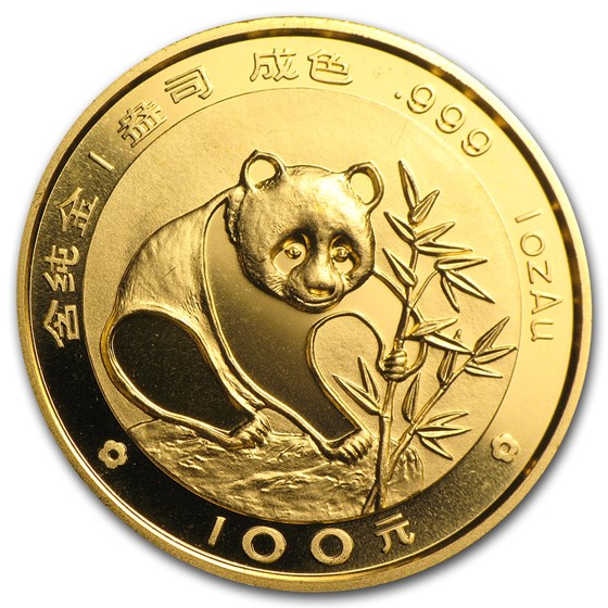 1988 China 1 oz Gold Panda BU (In Capsule) 1988 China 1 oz Gold Panda BU (In Capsule)