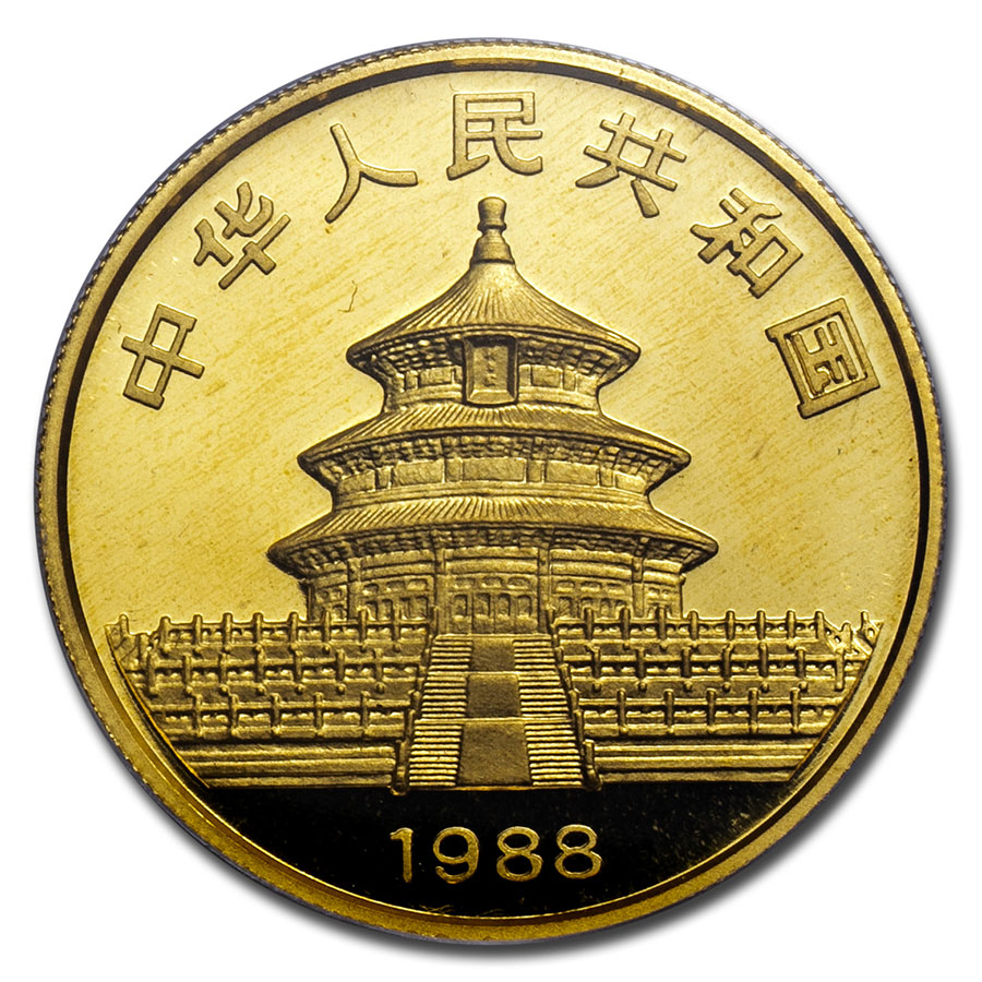 Buy 1988 China 1 oz Gold Panda MS-69 PCGS | APMEX