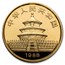 1988 China 5-Coin Gold Panda Proof Set (w/Box Only)