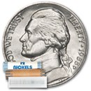 1988-D Jefferson Nickel 40-Coin Roll BU