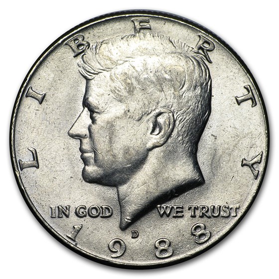 1988-D Kennedy Half Dollar BU 1988-D Kennedy Half Dollar BU