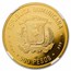 1988 Dominican Rep Gold 500 Pesos 500th Ann Columbus PF-66 NGC