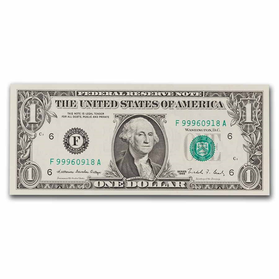 1988 (F-Atlanta) $1.00 FRN CU (Fr#1914-F)