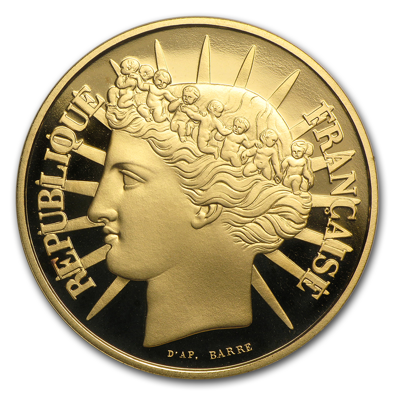 Buy 1988 France Proof Gold 100 Francs Fraternité | APMEX