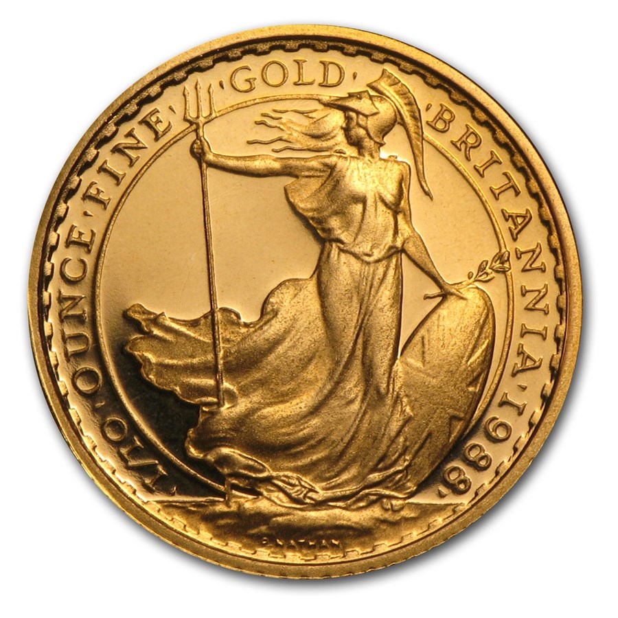 1988 Great Britain 1/10 oz Proof Gold Britannia