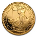 1988 Great Britain 1/4 oz Proof Gold Britannia