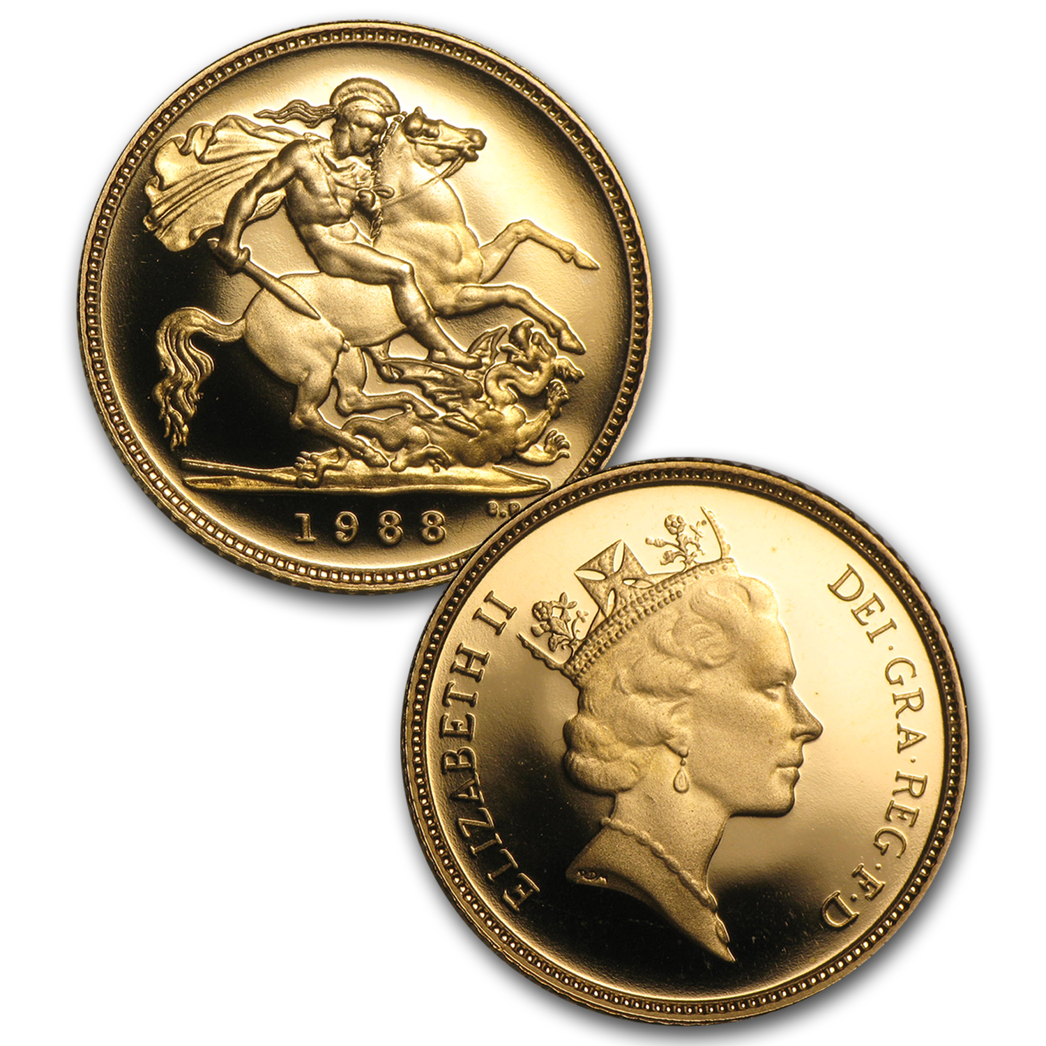 Buy 1988 Great Britain 3-Coin Gold Sovereign Proof Set w/COA | APMEX