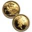 1988 Great Britain 3-Coin Gold Sovereign Proof Set w/COA