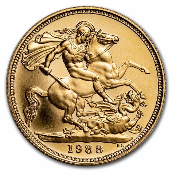 1988 Great Britain Gold Sovereign Proof 1988 Great Britain Gold Sovereign Proof