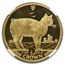 1988 Isle of Man 1/2 oz Gold Manx Cat MS-68 NGC