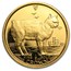 1988 Isle of Man 1/5 oz Gold Manx Cat BU
