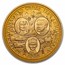 1988 Isle of Man 1 oz Gold Medal 125th Ann of the Red Cross Proof
