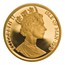 1988 Isle of Man 1 oz Proof Gold Angel (Red Cross Privy)