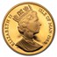 1988 Isle of Man 5-Coin Gold Angel Proof Set