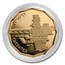 1988 Israel Proof Gold 5 Sheqalim Caesarea
