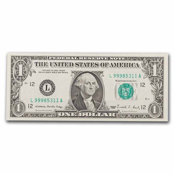 1988 (L-San Francisco) $1.00 FRN CU (Fr#1914-L) 1988 (L-San Francisco) $1.00 FRN CU (Fr#1914-L)