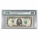 1988 (L-San Francisco) $5.00 FRN Gem CU-66 EPQ PMG (Fr#1979-L)