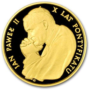 Buy 1988-MW Poland Proof Gold 10000 Zlotych John Paul II PR-68 PCGS | APMEX