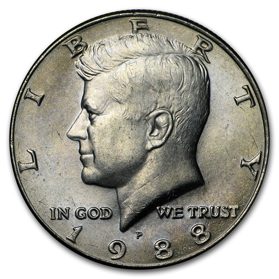 Buy 1988 P Kennedy Half Dollar BU APMEX buy-1988-p-kennedy-half-dollar-bu-apmex