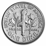 1988-P Roosevelt Dime 50-Coin Roll BU