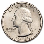 1988-P Washington Quarter 40-Coin Roll BU