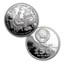1988 Russia Tri-Metal 4-Coin Proof Set Anniv. of Christianization