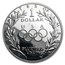1988-S Olympic $1 Silver Commem Proof (w/Box & COA)