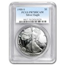 1988-S Proof American Silver Eagle PR-70 PCGS